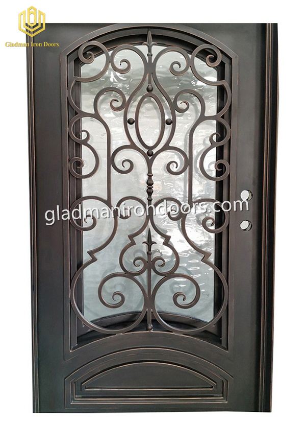 Gladman high quality wrought iron doors one-stop services for sale-2