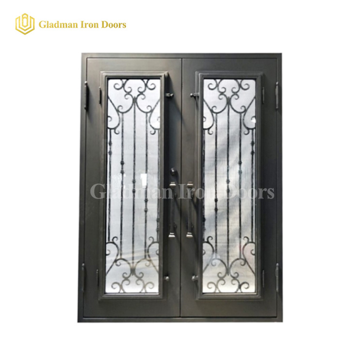 Gladman iron double door design one-stop services for outdoor-1