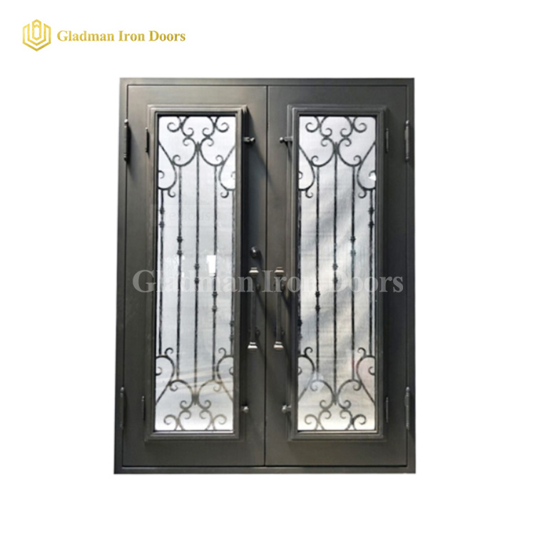 Gladman gorgeous metal double doors one-stop services for outdoor-1