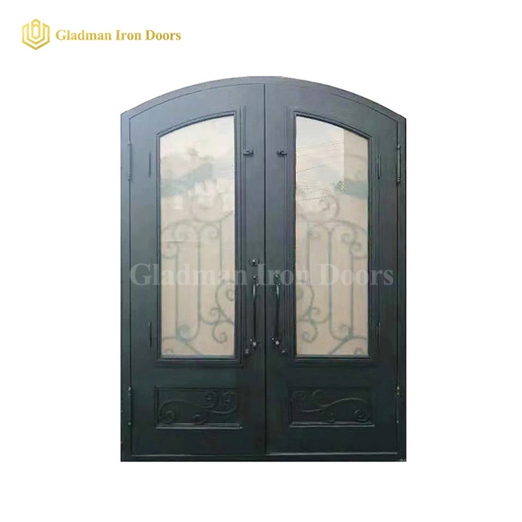 hot sale iron double door design wholesale for outdoor-2