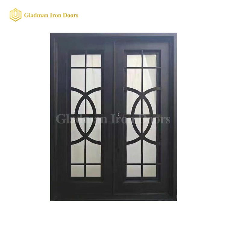 custom aluminium double door factory-2