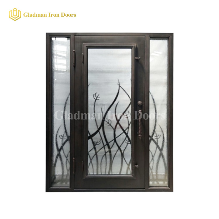 Gladman 100% quality single iron door design supplier for sale-1