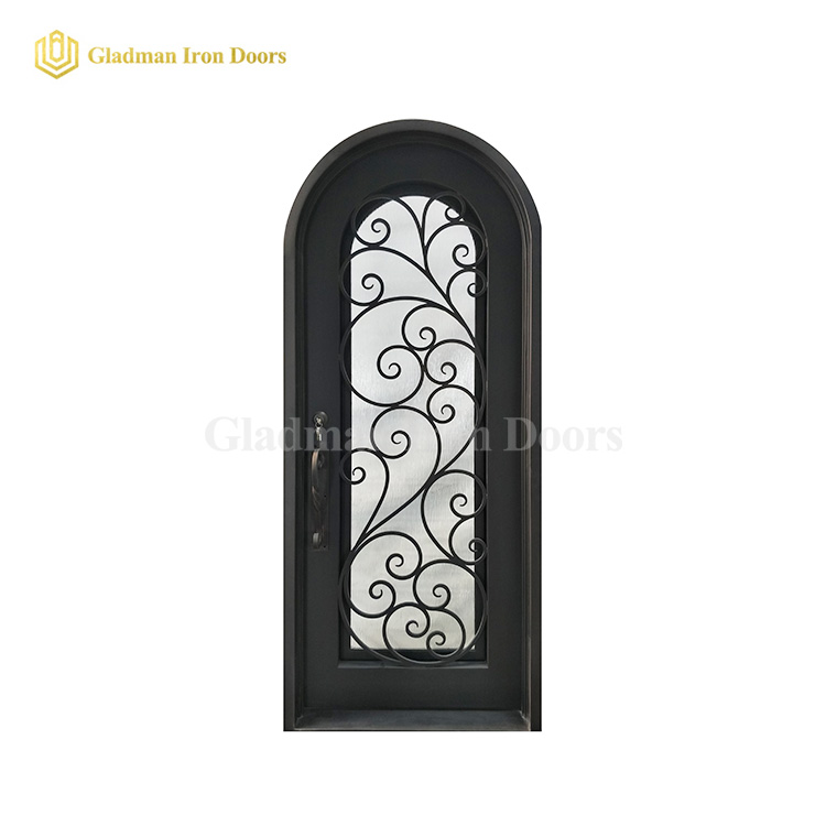 Thermal Break Environment Friendly Double Wrought Iron Front Door