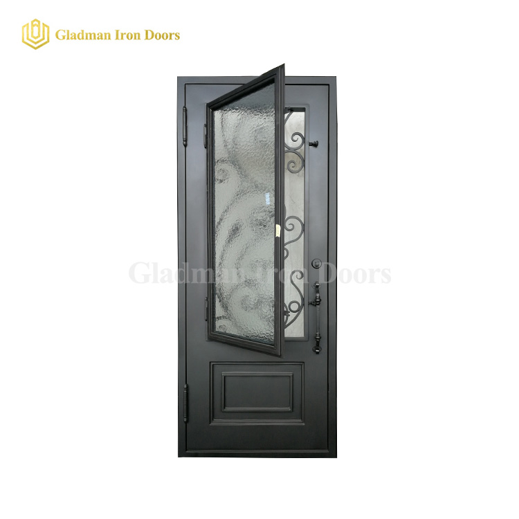 100% quality wrought iron doors supplier for sale-1