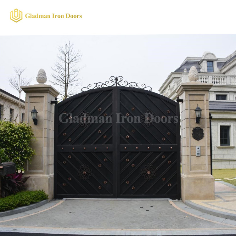strong modern front gate design wholesale for apartments-2