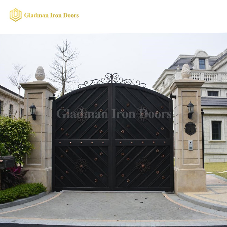 Gladman rust-resistant metal garden gates wholesale for universities-1