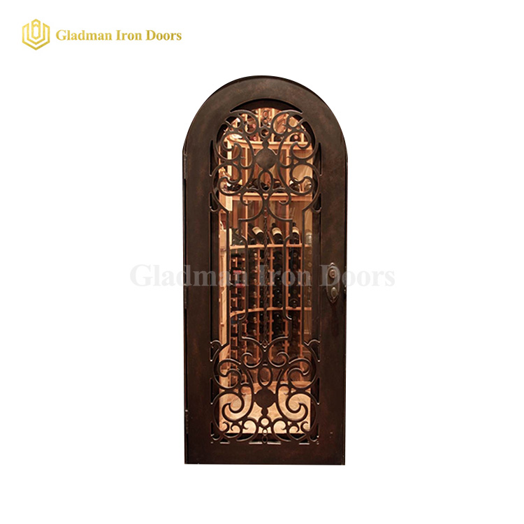 Wrought Iron Wine Cellar Door Wd-03