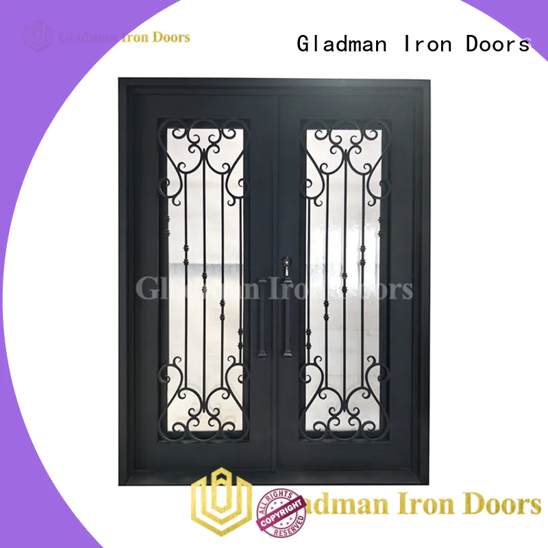 Gladman gorgeous wrought iron security doors one-stop services for sale