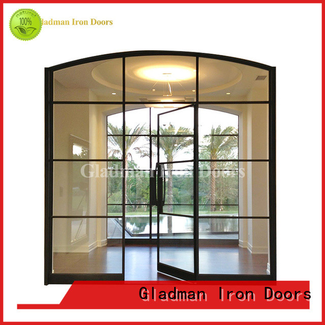 luxury interior double french doors one-stop services for living room