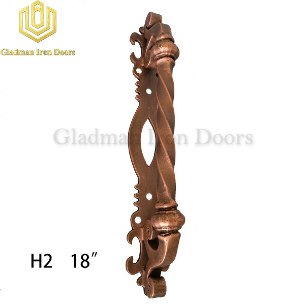 Wrought Iron Front Door H2 Pull Handle