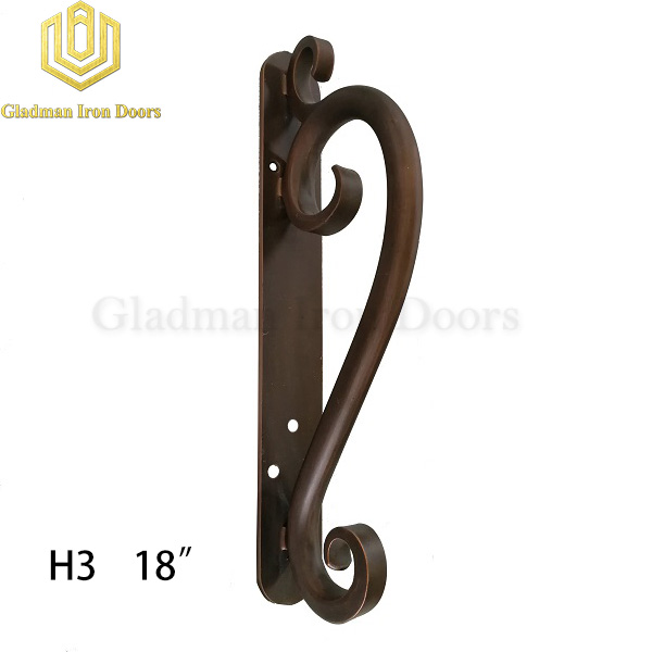 Wrought Iron Front Door H3 Pull Handle