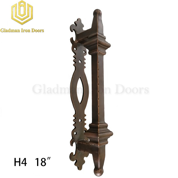 Wrought Iron Front Door H4 Pull Handle