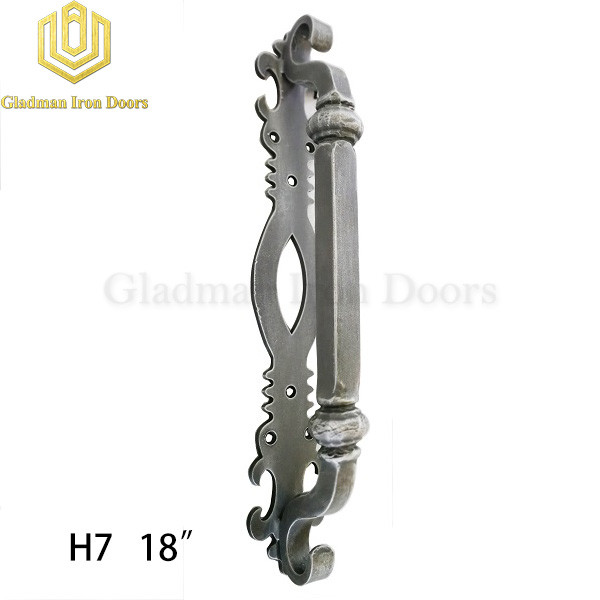 Wrought Iron Front Door H7 Pull Handle