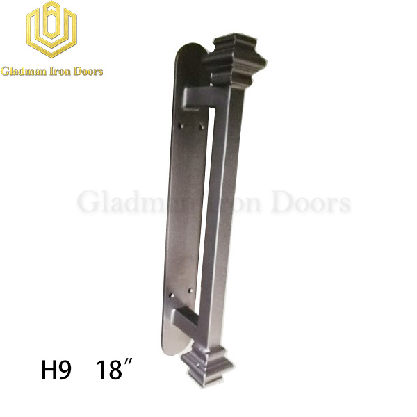 Wrought Iron Front Door H9 Pull Handle