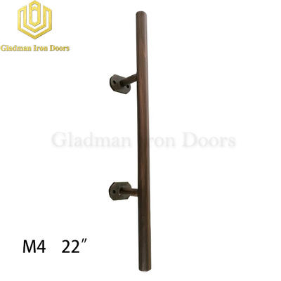 Wrought Iron Front Door M4 22"Pull Handle
