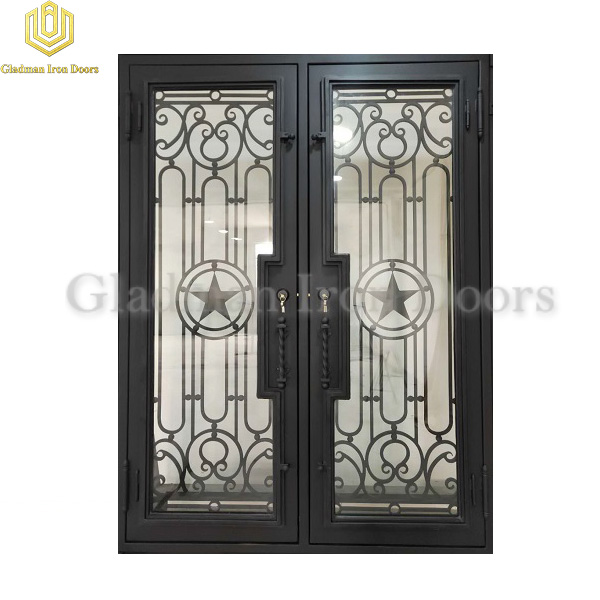 Gladman gorgeous wrought iron security doors wholesale for home-1