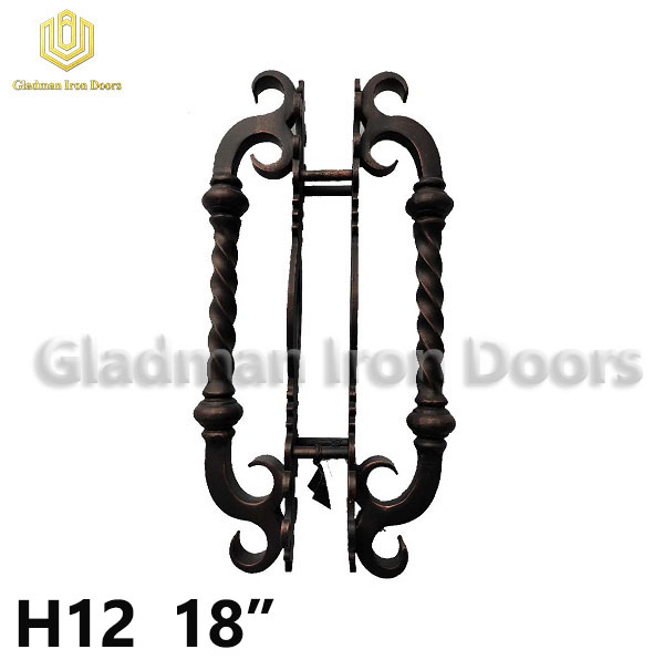 Wrought Iron Front Door H12 Pull Handle