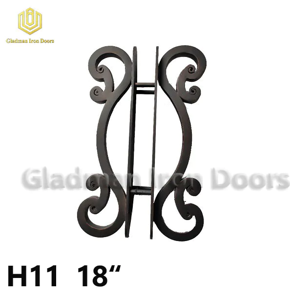 Wrought Iron Front Door H11 Pull Handle
