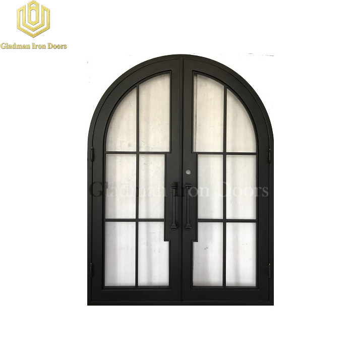 hot sale iron double door design manufacturer for outdoor-1