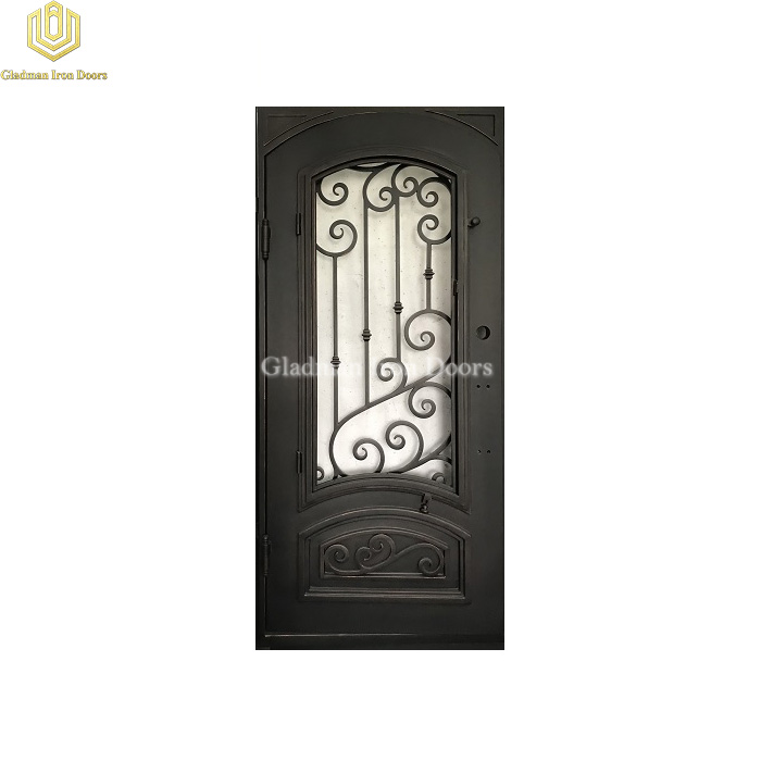 Gladman high quality wrought iron security doors supplier for sale-1