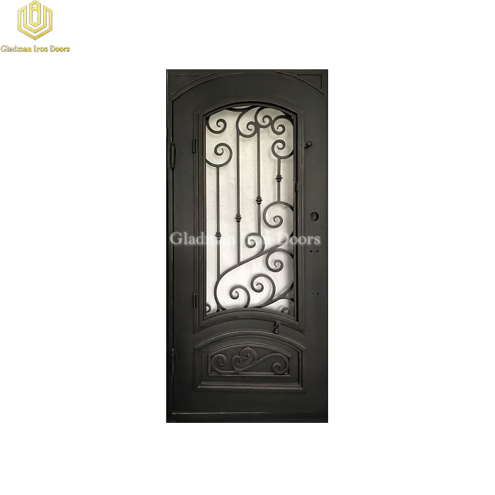 100% quality single iron door design supplier-1