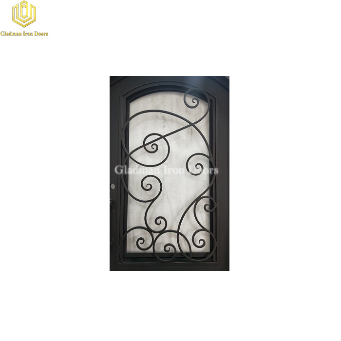 Gladman high-end quality single iron door design one-stop services-2