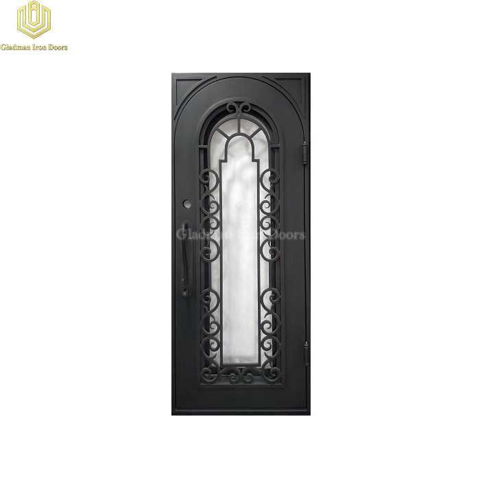 Gladman 100% quality wrought iron security doors manufacturer for sale-2