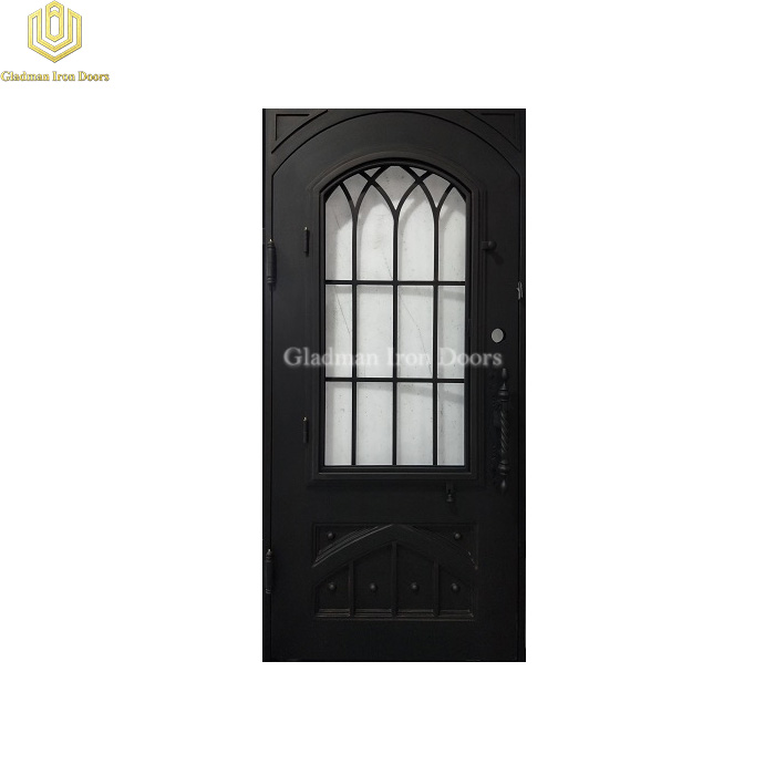 Gladman high-end quality single iron door design manufacturer-1