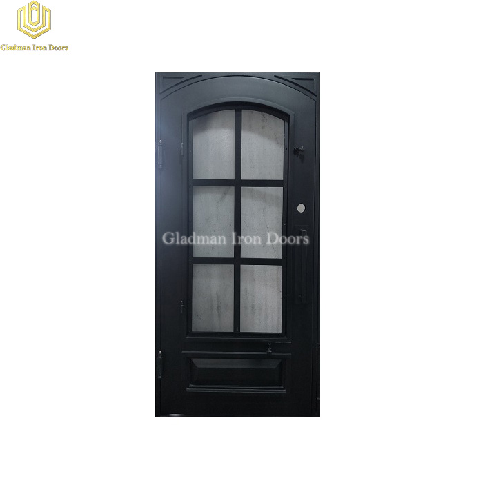100% quality single iron door design one-stop services-1