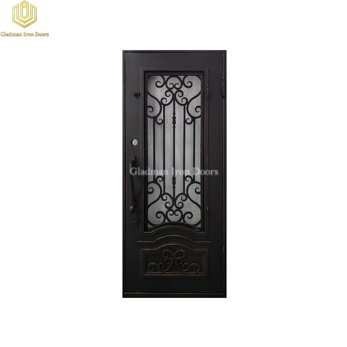 Gladman high quality wrought iron security doors manufacturer for sale-1