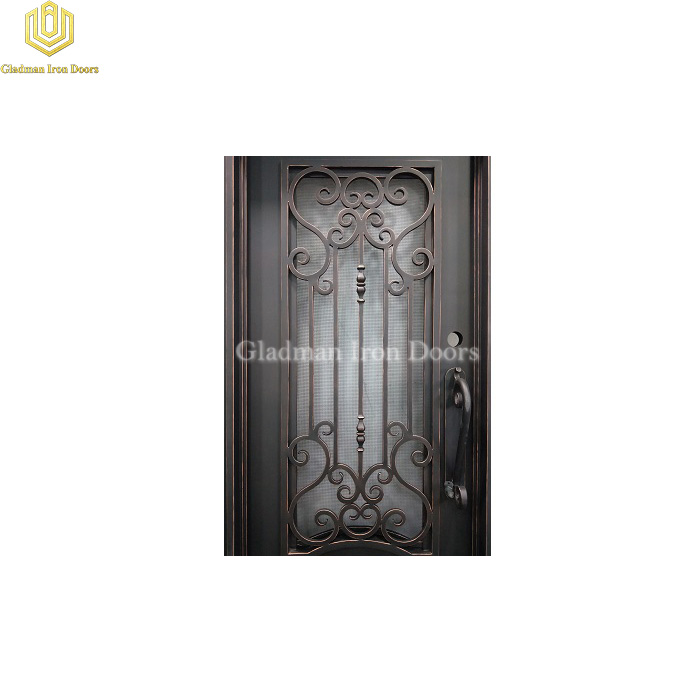 Gladman high quality wrought iron security doors factory-2