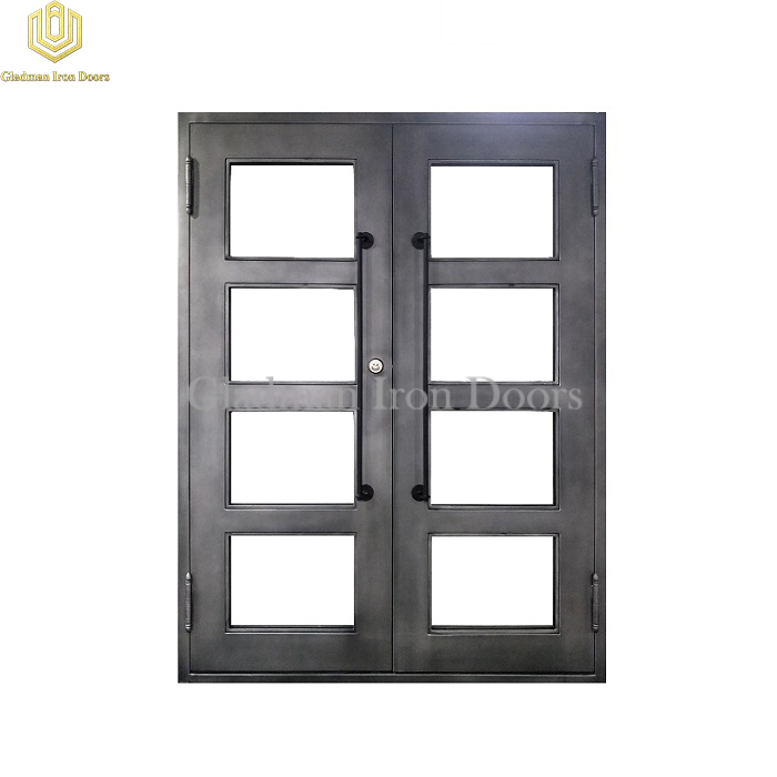 Gladman double iron doors wholesale for home-1