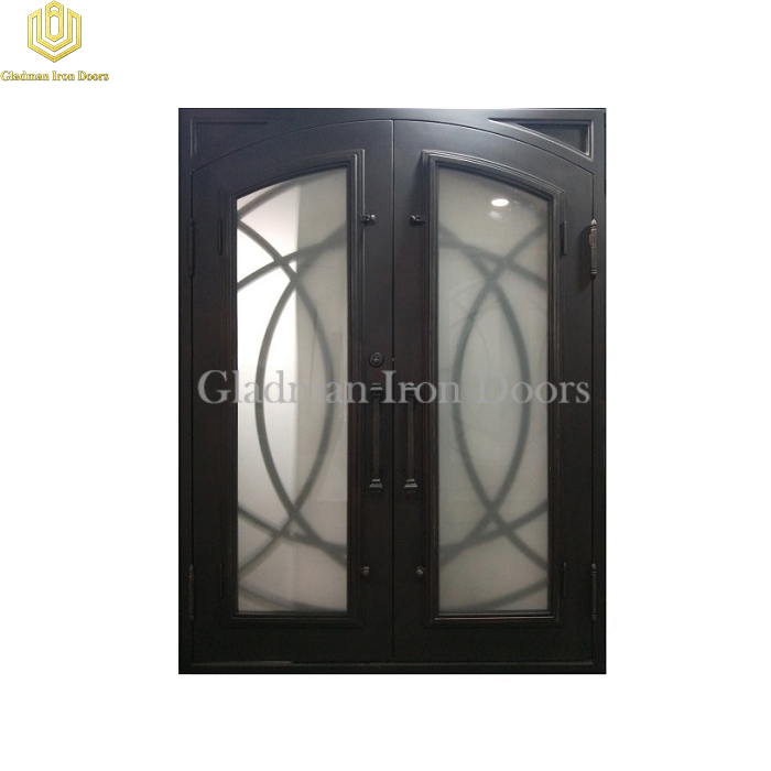 Gladman gorgeous double iron doors one-stop services for sale-1