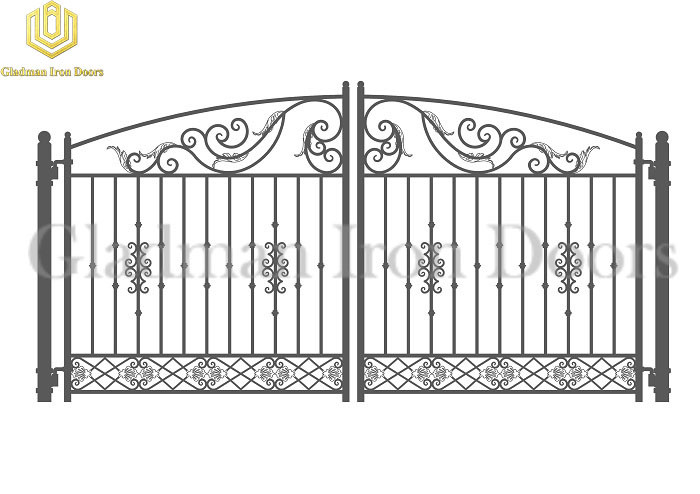Classic Design Grand Galvanized Steel Gate DUBLIN Style Modern Gate