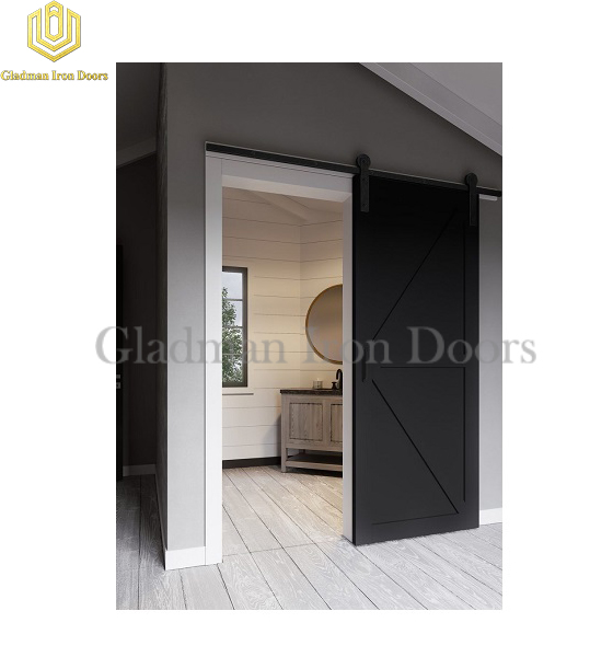 Black Barn Sliding Door In Room