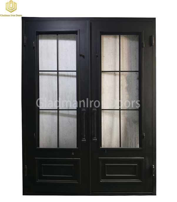 Gladman classic double iron doors one-stop services for outdoor-1