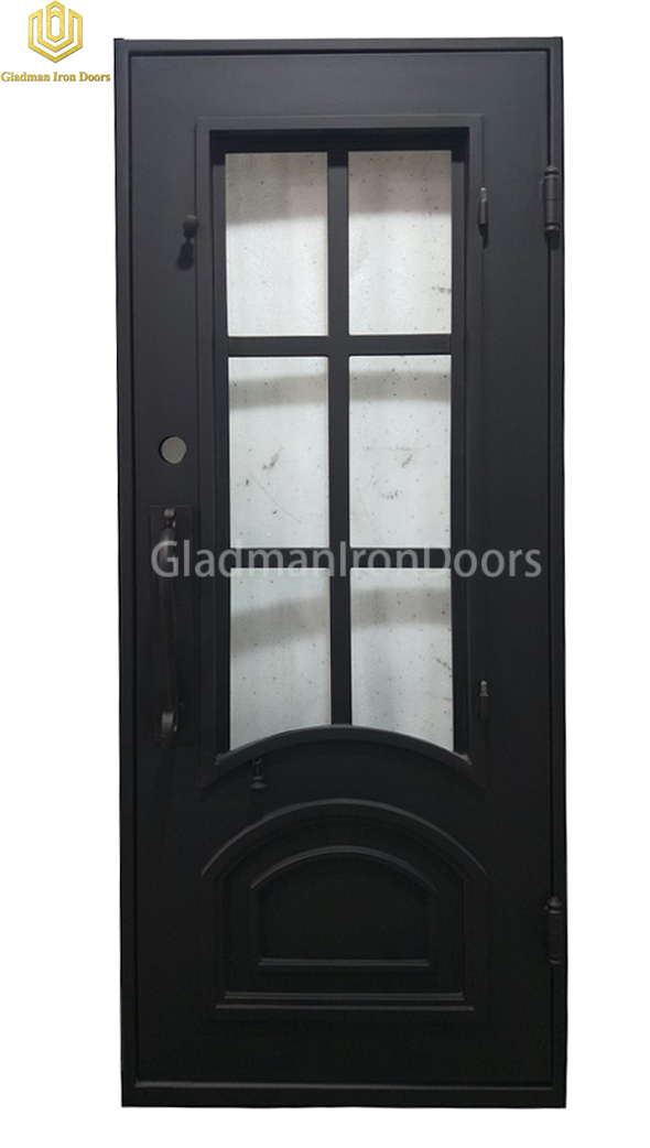 100% quality single iron door design factory for sale-1