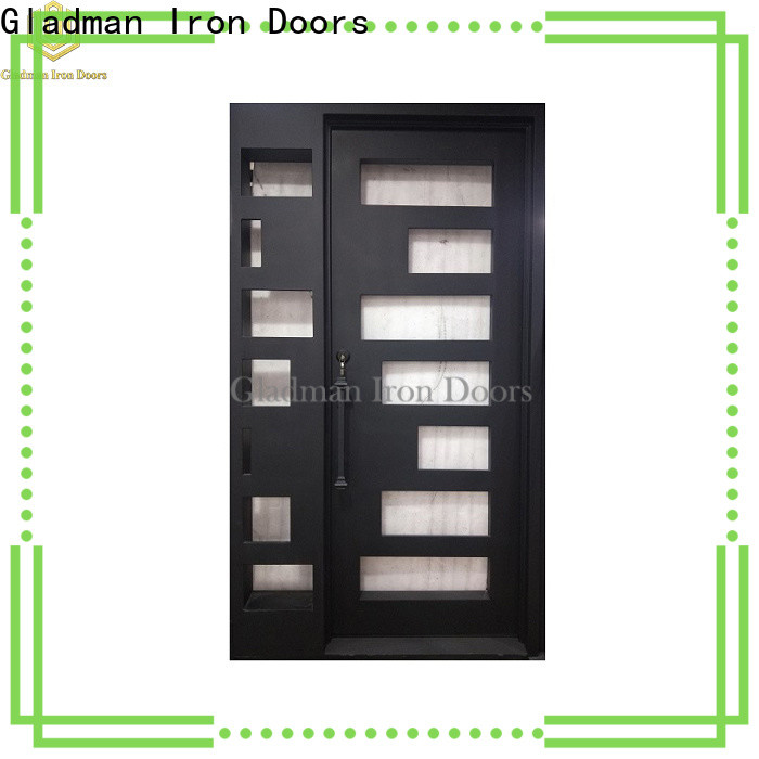 100% quality single iron door design factory for sale