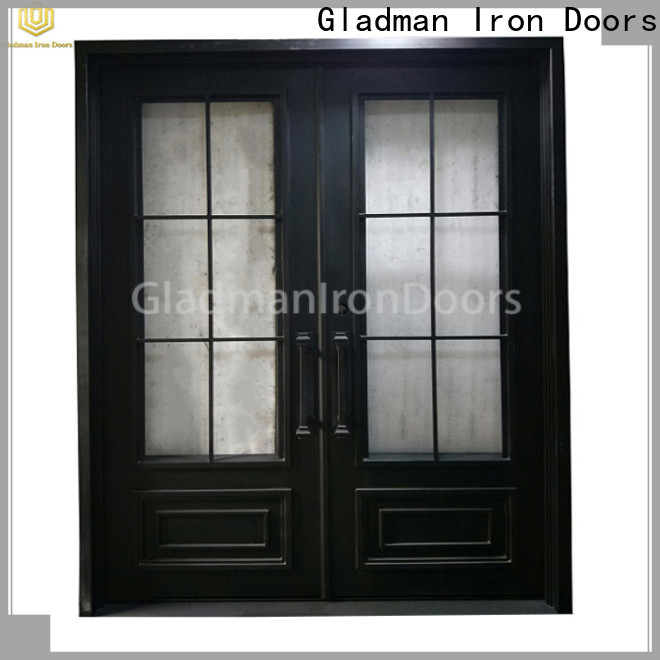 Gladman iron double door design manufacturer for outdoor