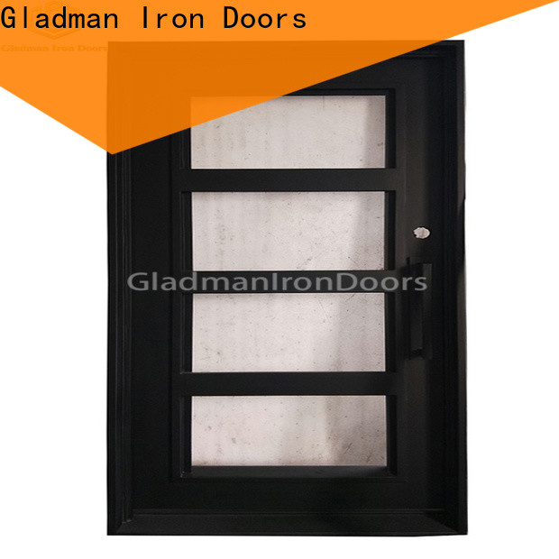 Gladman 100% quality single iron door design one-stop services for sale