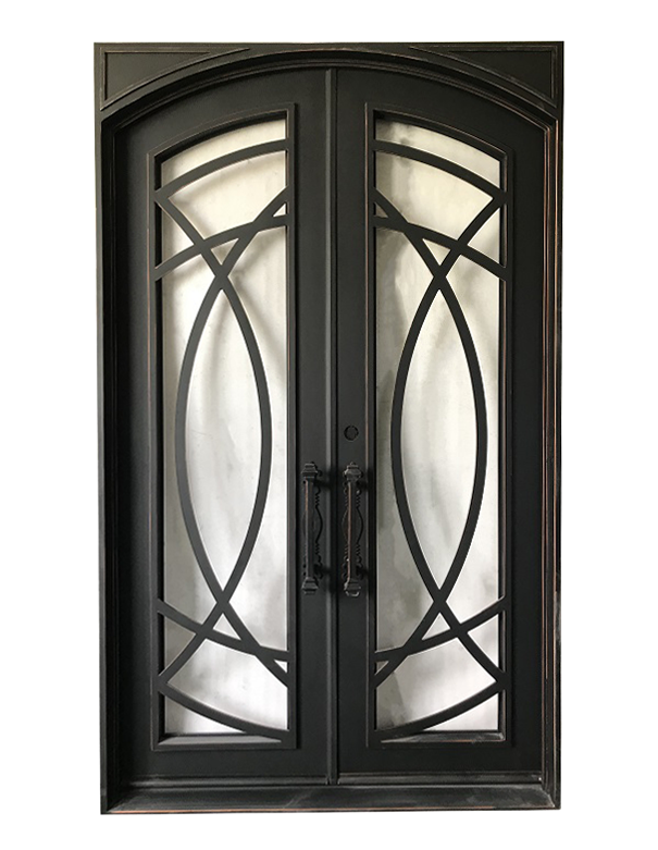 Double Aluminum Front Door Gladman