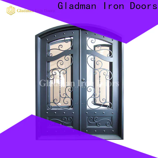 modern style metal double doors wholesale for outdoor