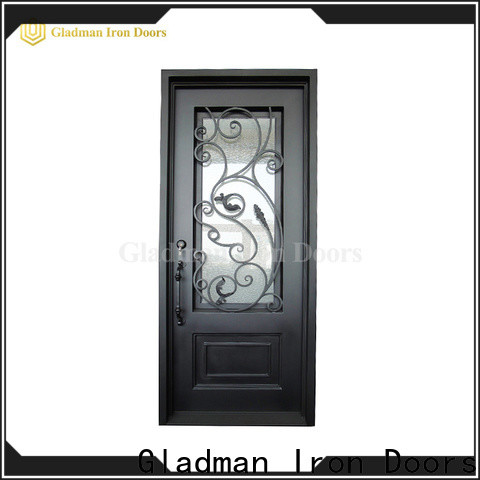 Gladman high quality single iron door design supplier