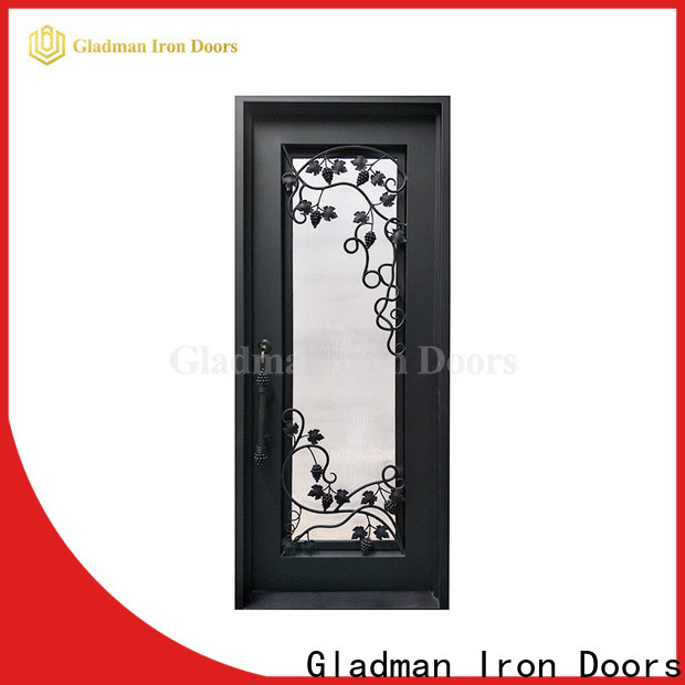 Gladman 100% quality single iron door design factory for sale