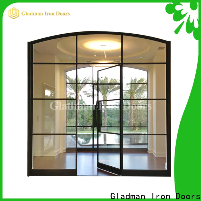 Gladman 2020 new design small french doors wholesale for living room