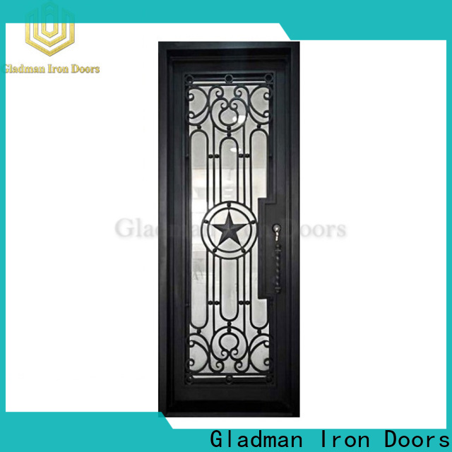 Gladman high quality single iron door design supplier