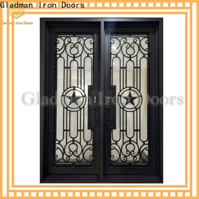 modern style wrought iron security doors wholesale for outdoor