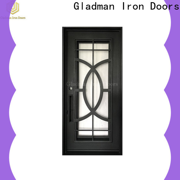 Gladman single iron door design manufacturer for sale