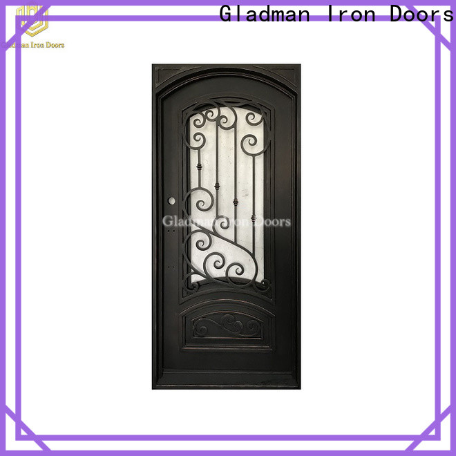 Gladman high-end quality wrought iron security doors supplier for sale