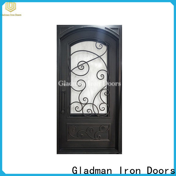 Gladman high quality wrought iron doors factory